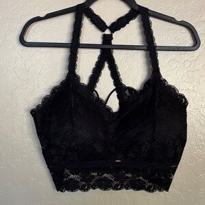 Jady K Elegant Juliette Deluxe Black Racerback Lace Bralette